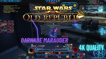 SWTOR PvP Hypergates Marauder gameplay (killed a Sentinel with 66% health)