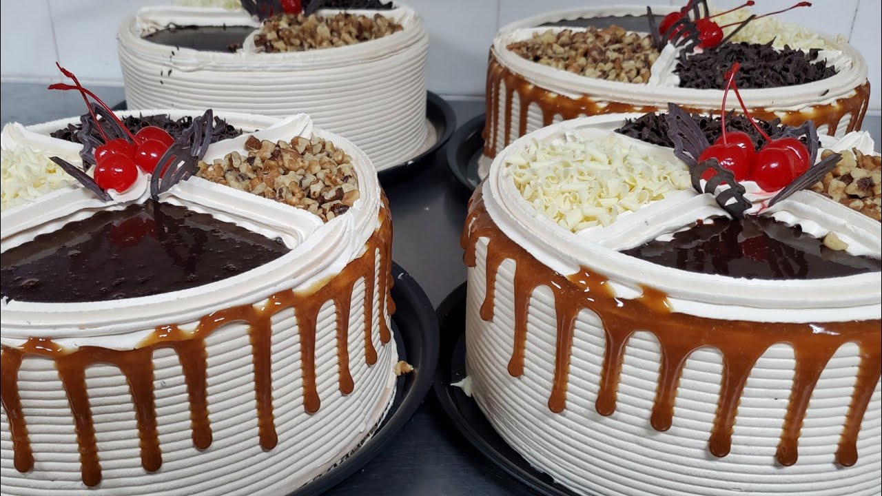 Pastel 3 leches de Moka extra esponjoso