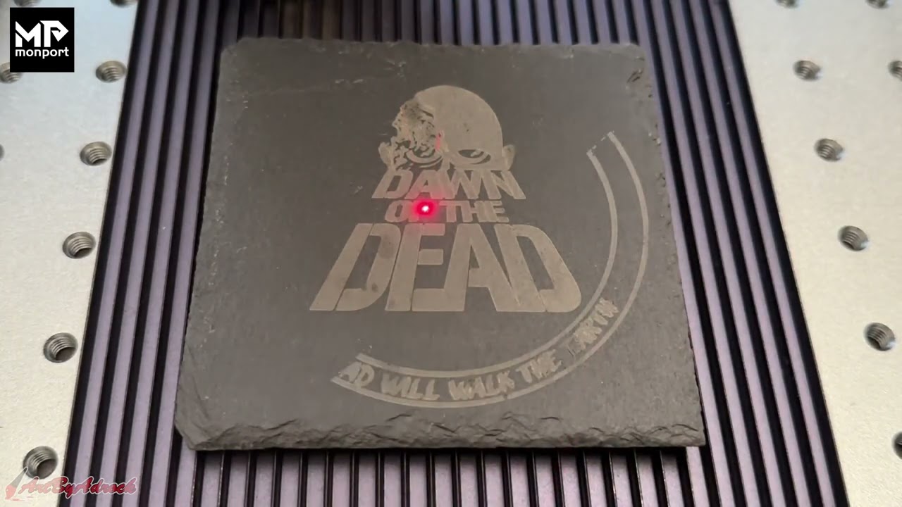 🔥 GA 100W MOPA Fiber Laser in Action | See the Power of Monport’s All-in-One Autofocus Laser Marker!