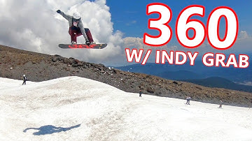 How To Front 360 w/ Indy Grab - Snowboarding Tricks