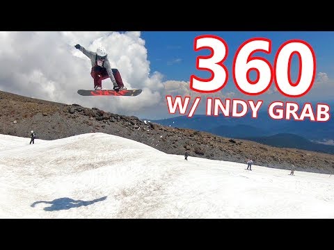 How To Front 360 w/ Indy Grab - Snowboarding Tricks