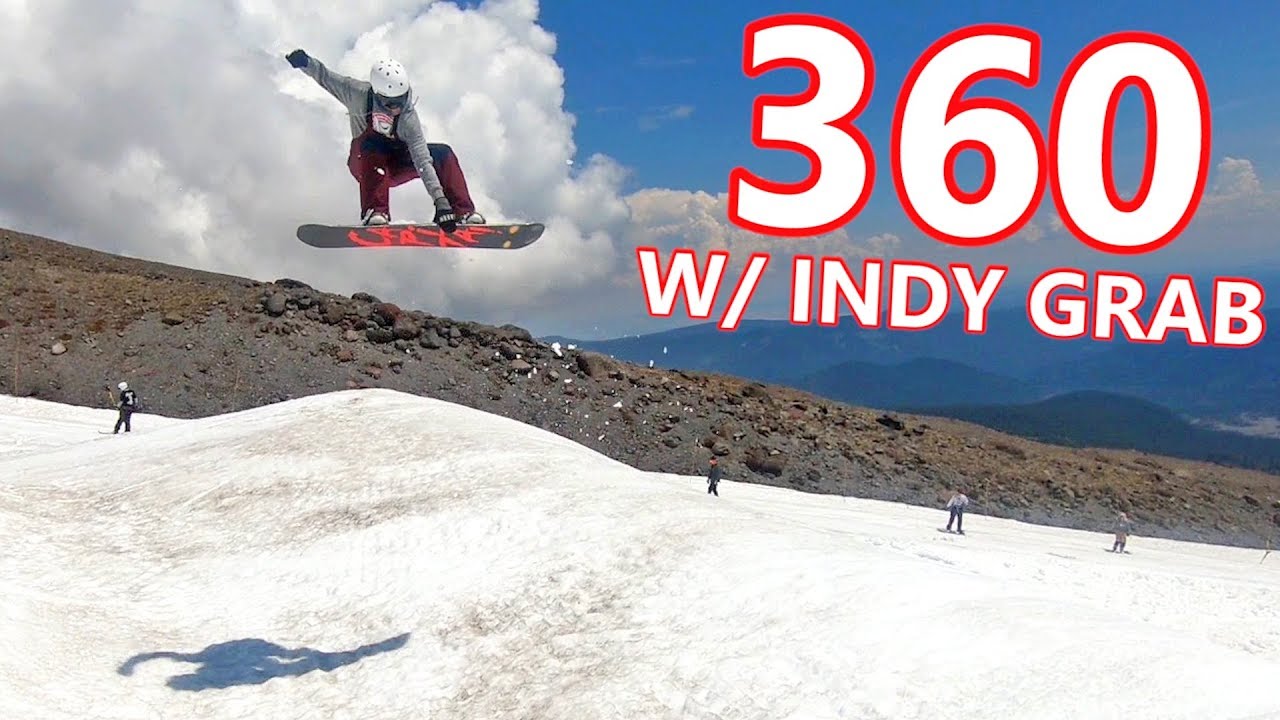 How To Front 360 w/ Indy Grab Snowboarding Tricks YouTube