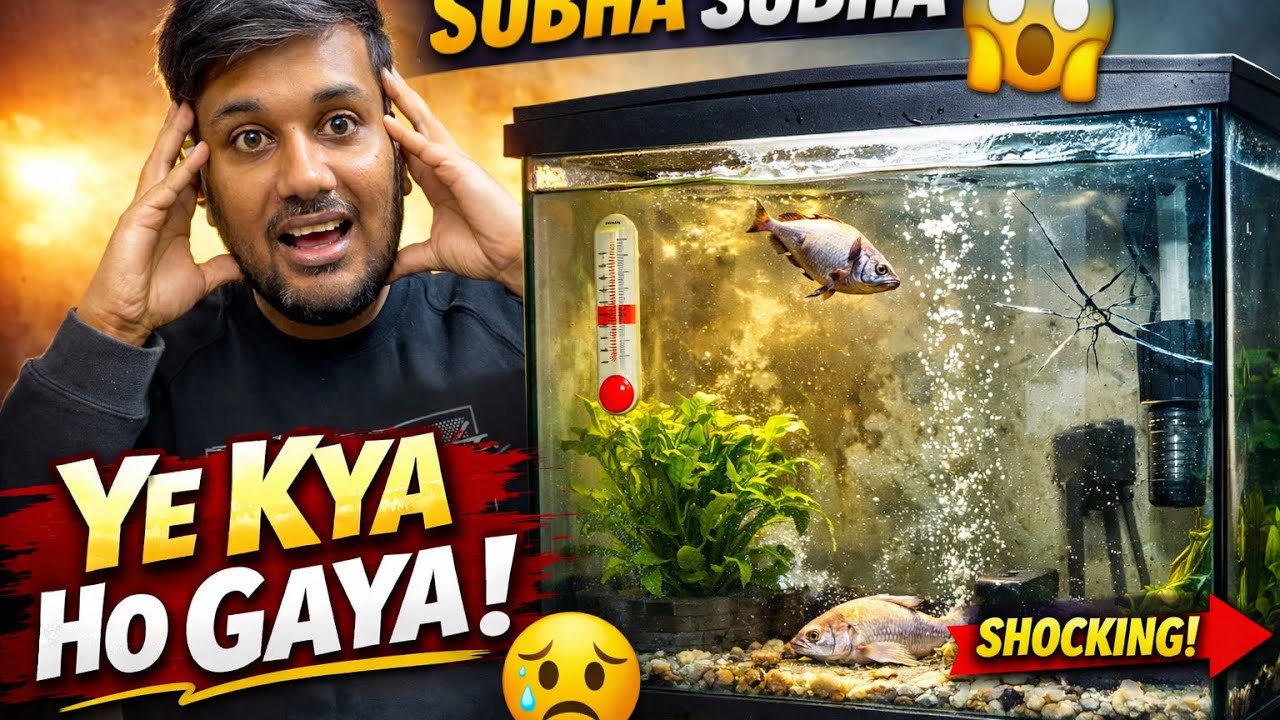 Subha Subha Fish Tank Mein Unexpected Scene 😱 | Aquarium Vlog Hindi |