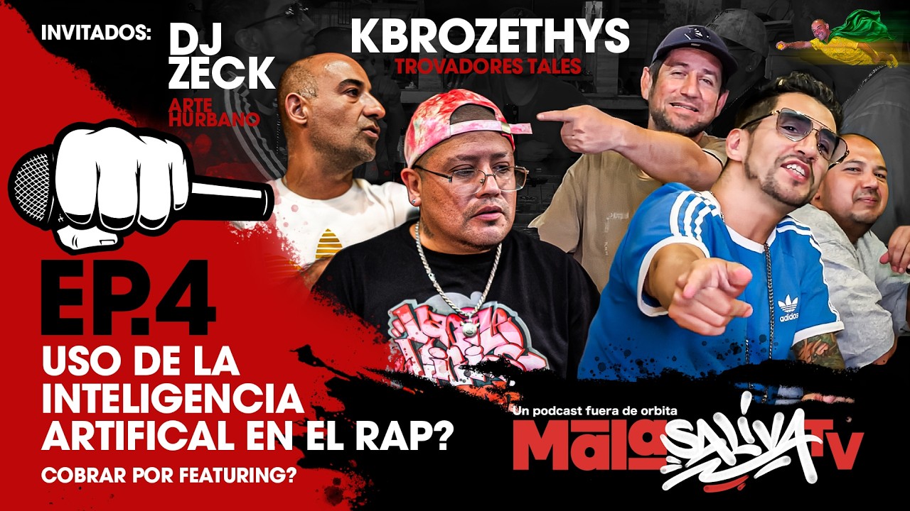 Mala Saliva TV - EP. 4 - Uso de la IA en el Rap? (Invitados: @kbrozethys  & DJ Zeck)