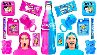 Pink Food vs Blue Food Color Challenge | Epic Food Battle by 4Teen Challenge