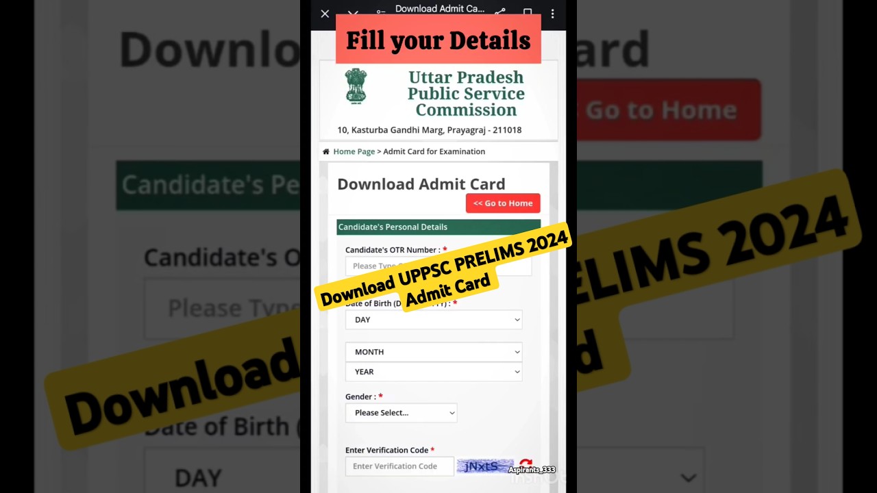 UPPSC 2024 Prelims Admit Card out 😱 