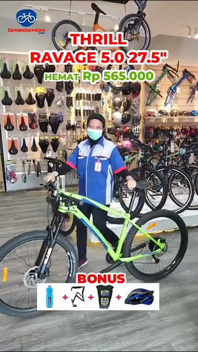beli sepeda, gratis aksesoris! 🥰🤩