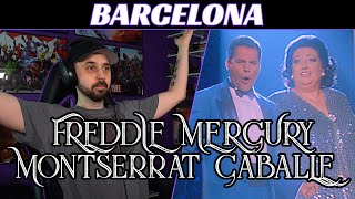 POWER VOCALS! Freddie Mercury REACTION - Barcelona with Montserrat Caballé