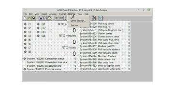 New feature in HMI Droid Studio 6.7.8.3119 solves the problem with reading IO from Eaton easyE4 PLC