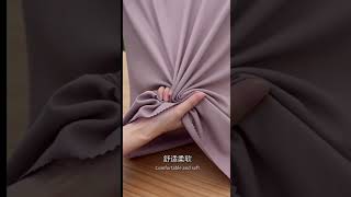 Mulberry silk bamboo fiber elastic blended fabric #factoryproducts