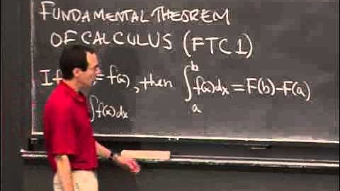 Lec 19, 18 01, First Fundamental Theorem of Calculus, First Fundamental Theorem of Calculus