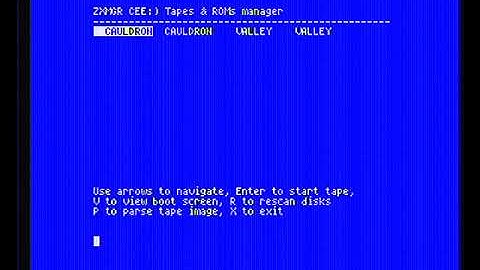 ZXMGR and ZXLDR on real ZX SPECTRUM +3