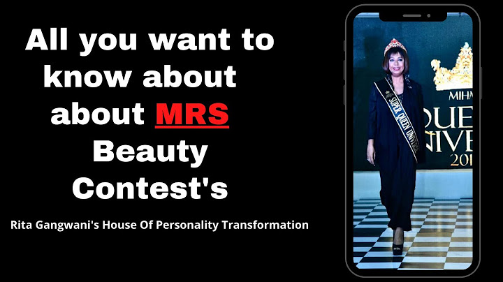 Everything you want to know about MRS INDIA Beauty contests-How to apply, what to expect ?