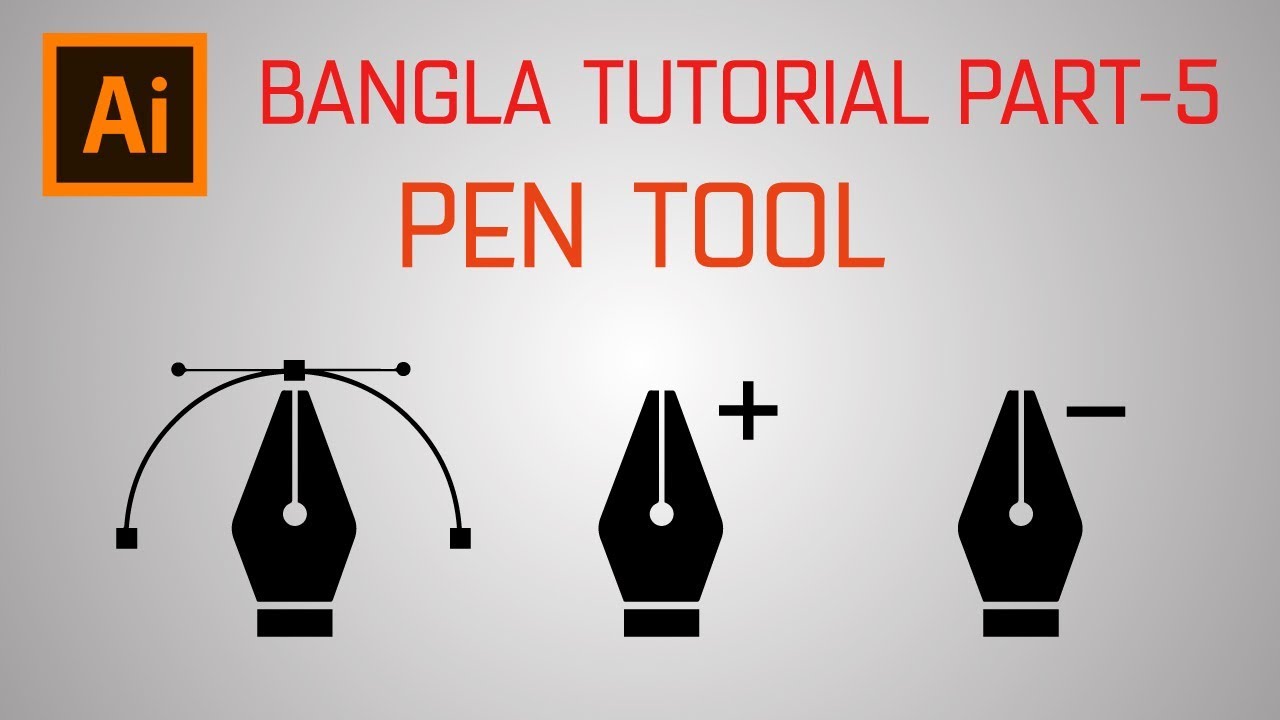 Adobe Illustrator CC Tutorial : Pen Tool tutorial | Illustrator Pen ...