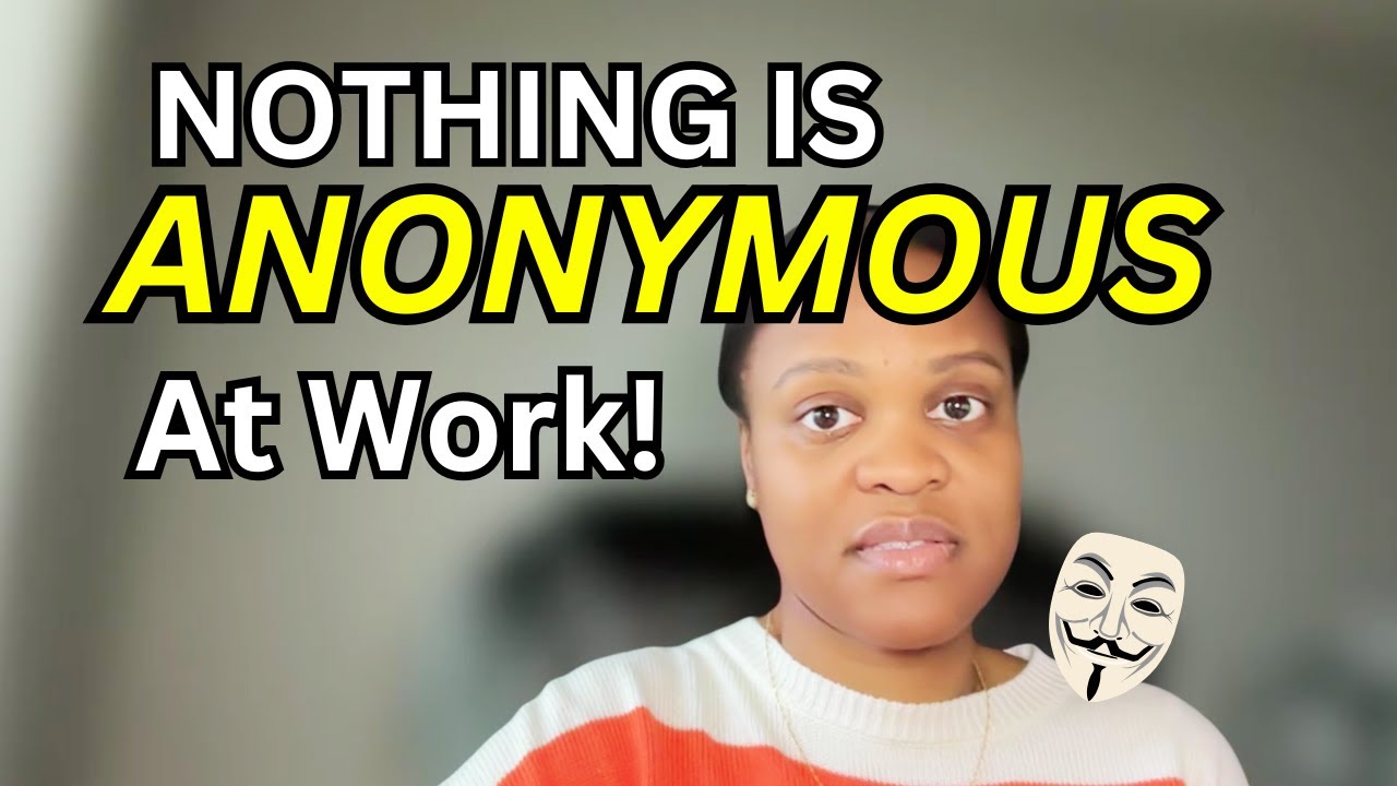Work Surveys are NOT as Anonymous as You Think - YouTube