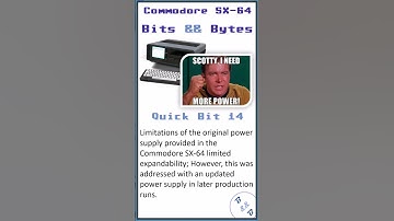 Commodore SX-64 - Quick Bits 14
