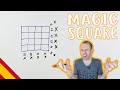 Solving the magic square - Beginner Spanish - How-To #8