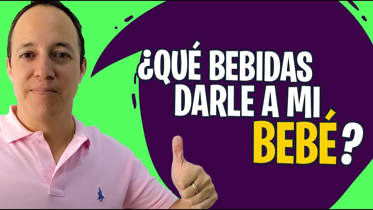¿Qué bebidas puedo darle a mi bebé 🤔? SPOILER ALERT: refrescos y gaseosas ¡NO!