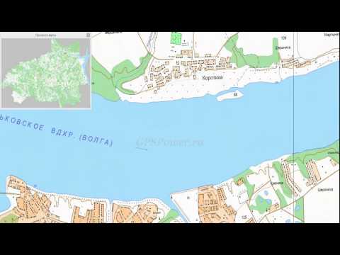 Топографическая карта Ивановской области для OziExplorer