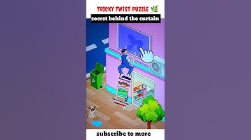 Tricky Twist puzzle | Secret behind the curtain #shorts #trickytwistpuzzle