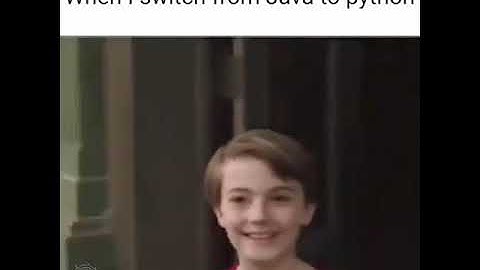 Switch from Java to Python