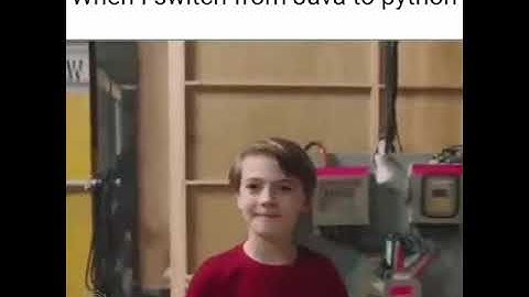 Switch from Java to Python