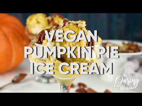 Vegan Pumpkin Pie Ice Cream