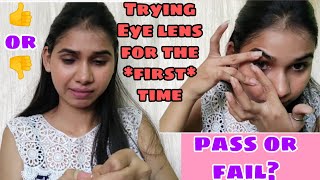 I *tried*eye lens for the first time | Sharing my *experience*| Mini bees. screenshot 2