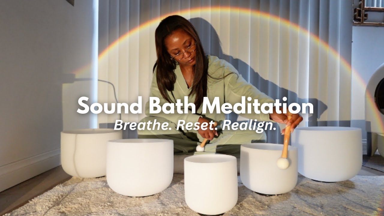 SUNDAY RESET | Sound Bath Crystal Singing Bowls Meditation for ...