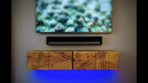 Floating TV cabinet (build video)