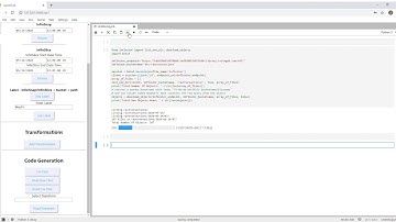 InfinStor Jupyterlab Extension - Code Generation Features