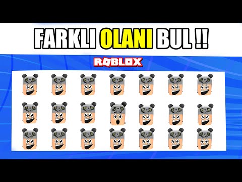 Farklı Olanı Bulma Oyunu - Roblox find the odd logo quiz