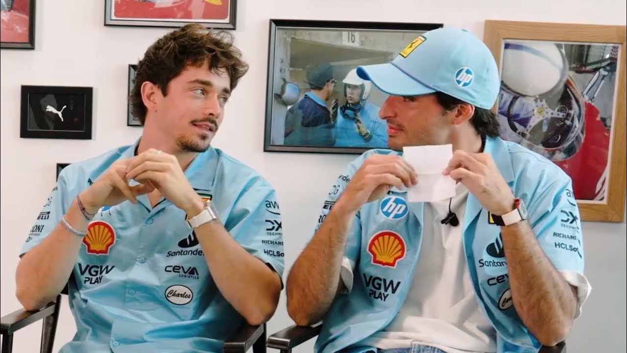 CHARLOS MOMENTS PART. 1 🏁 (Carlos x Charles) 🏎♟️