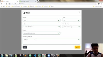 AJAX CRUD+S | Part 10: Update Form AJAX