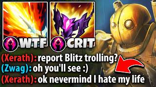 Enemy Xerath thought I was trolling with Blitzcrank mid... then I made him hate his life