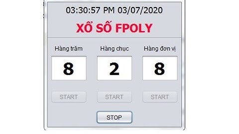 JAVA 2: Demo Thread, Viết Đồng Hồ