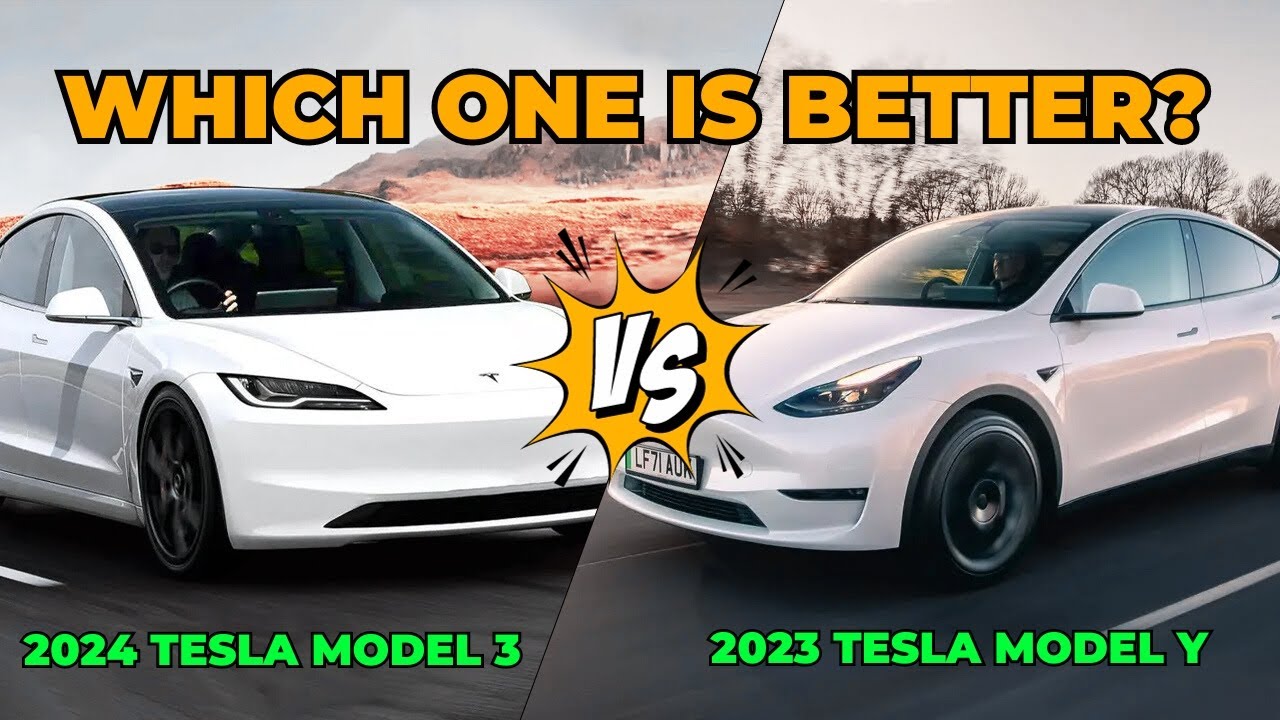 2023 Tesla Model Y vs Tesla Model 3 comparison review