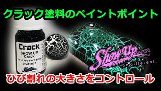 SHOW UP 【クラックペイントを塗ってみよう！！】Crack Paint ひび割れ