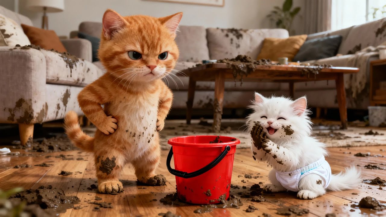 Непослушная Дженни устраивает беспорядок дома, и Коко очень злится! 😾🧹 – Дневник взросления Коко