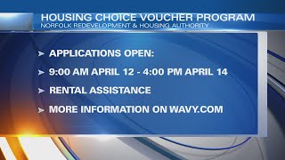 Applications open for Norfolk rental assistance program