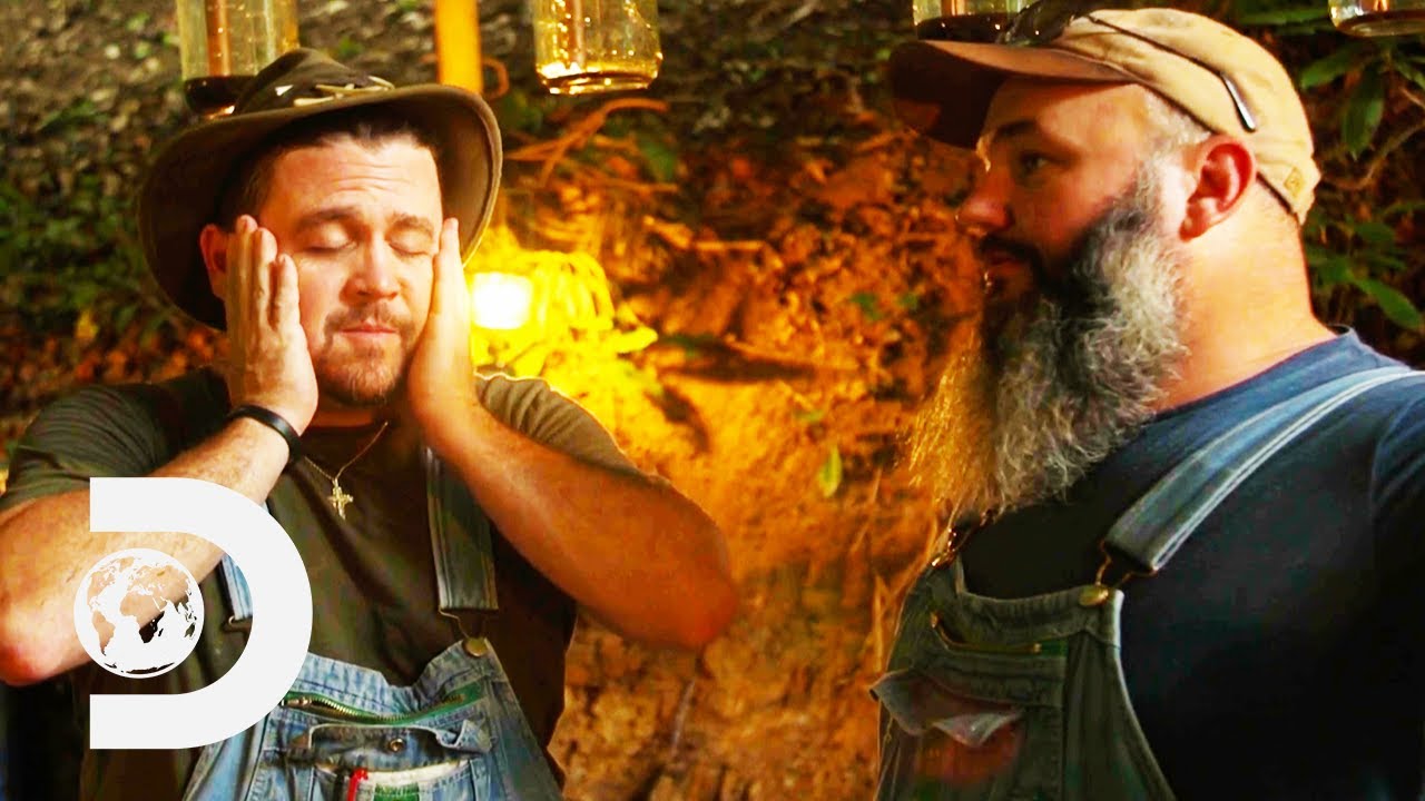 Mike & Jerry Almost BLOW UP Their Pot In Attempt Of Making Moonshine! |  Moonshiners