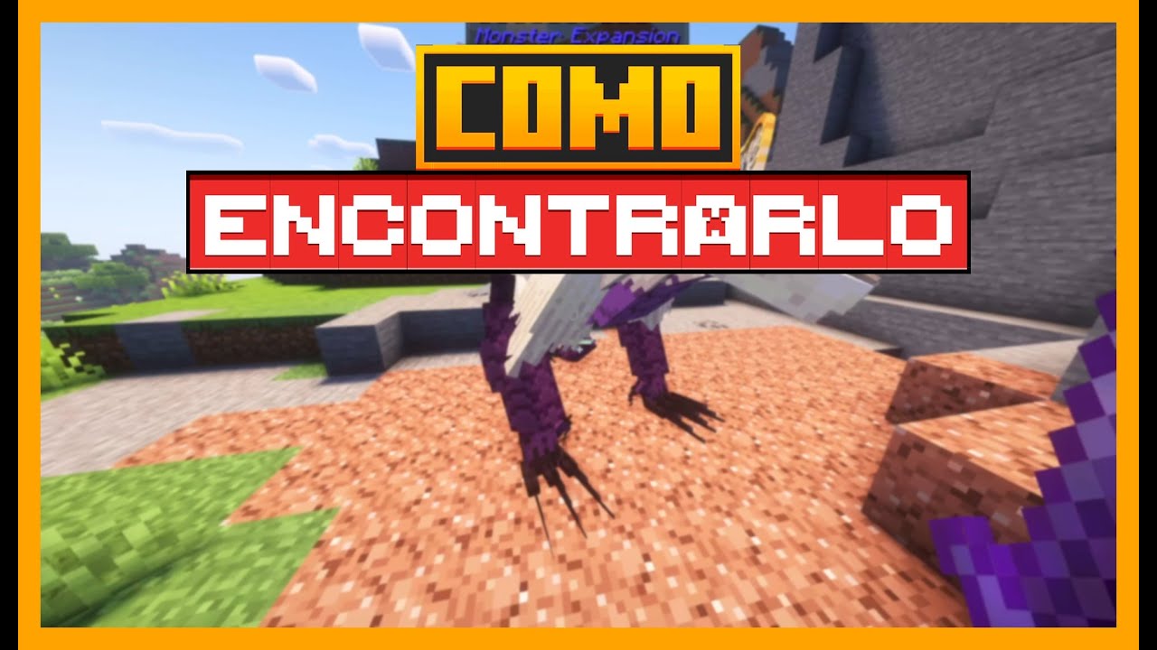 CÓMO ENCONTRAR y DERROTAR a Rhyza en MINECRAFT con Monster Expansion