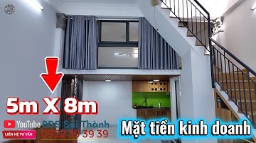 Mặt tiền kinh doanh 5m X 8m Trệt lửng 2 lầu mái che thang đúc BTCT#0822393939 #0922393939 