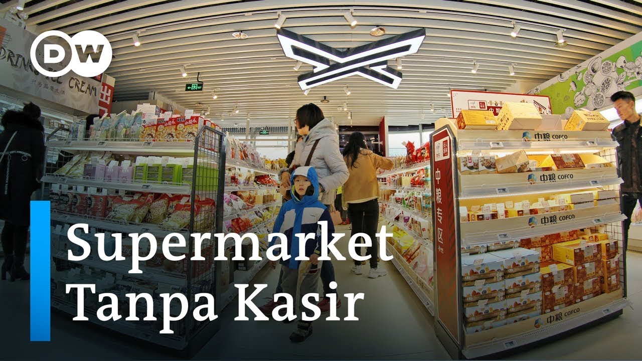 Pemindai Wajah Jadi Alat Untuk Membayar Belanjaan di Supermarket Elekronis di Cina