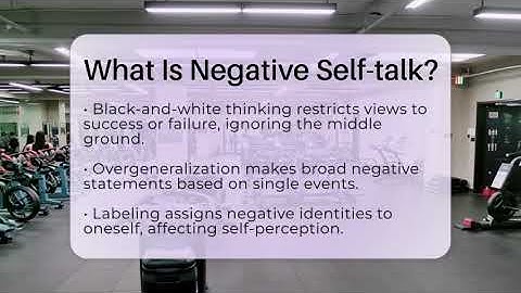What Is Negative Self-talk? - Inside Body Image