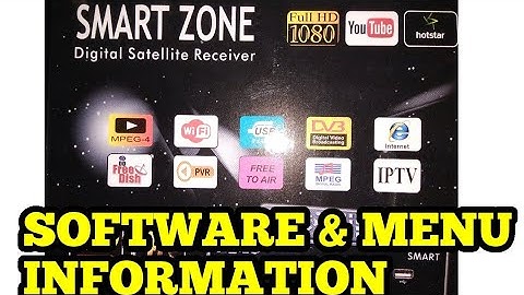 SMART ZONE SET TOP BOX SOFTWARE & MENU INFORMATION software link