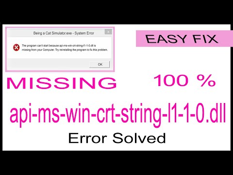 api-ms-win-crt-string-l1-1-0.dll missing from your computer