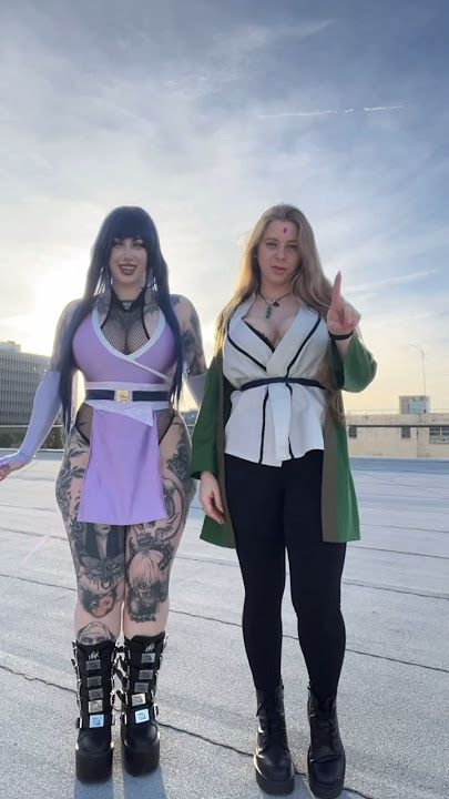 Here’s what was supposed to happen..kind of😂 @nenasmind  #naruto #cosplay #hinata #tsunade