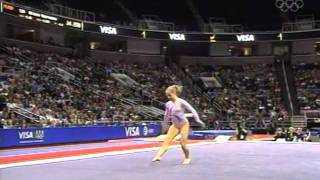 Shawn Johnson - Floor Exercise - 2007 Visa Championships - Women - Day 1