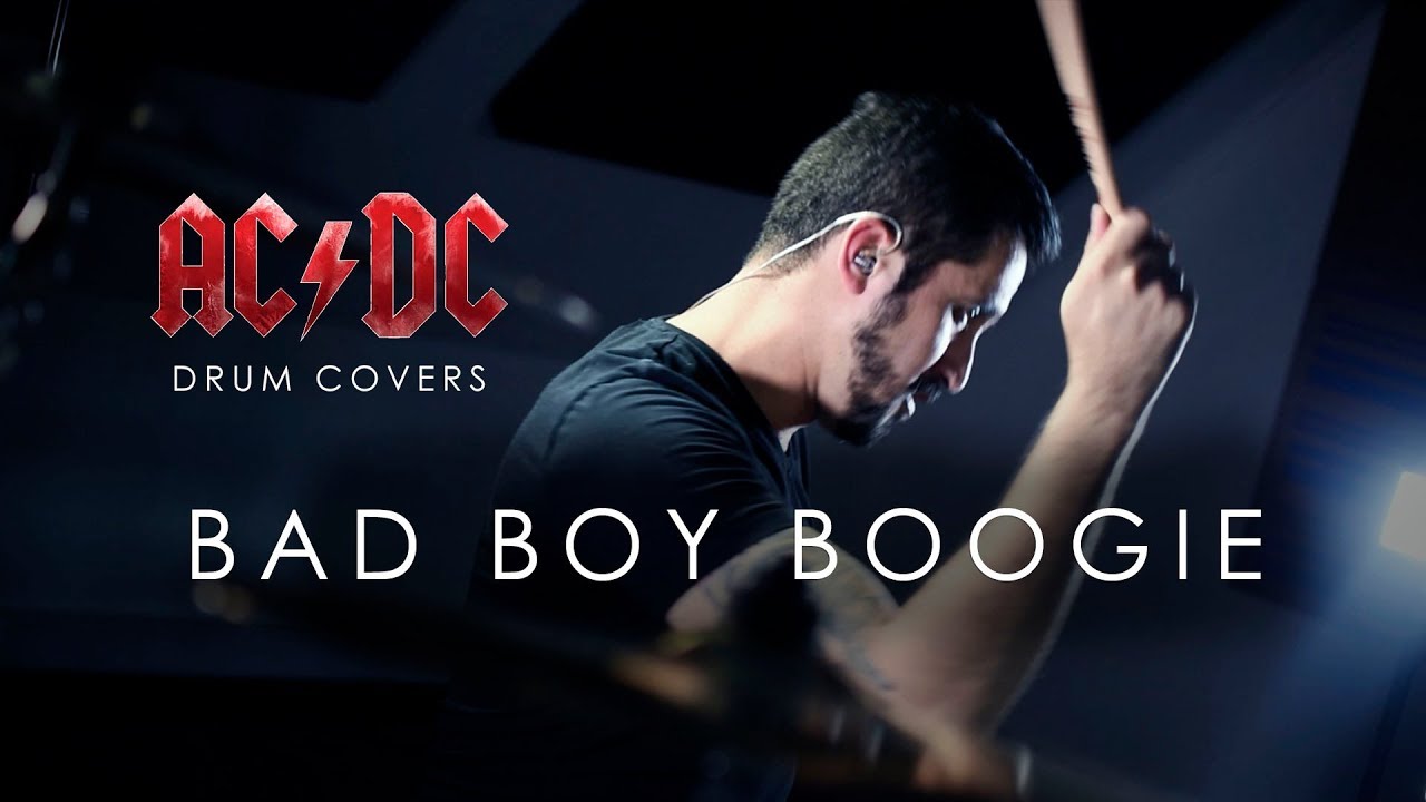 Bad Boy Boogie AC/DC Drum Cover by Alvaro Pruneda YouTube